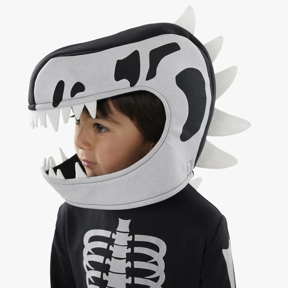 Glow-in-the-Dark Dino Skeleton Halloween Costume  Pottery Barn